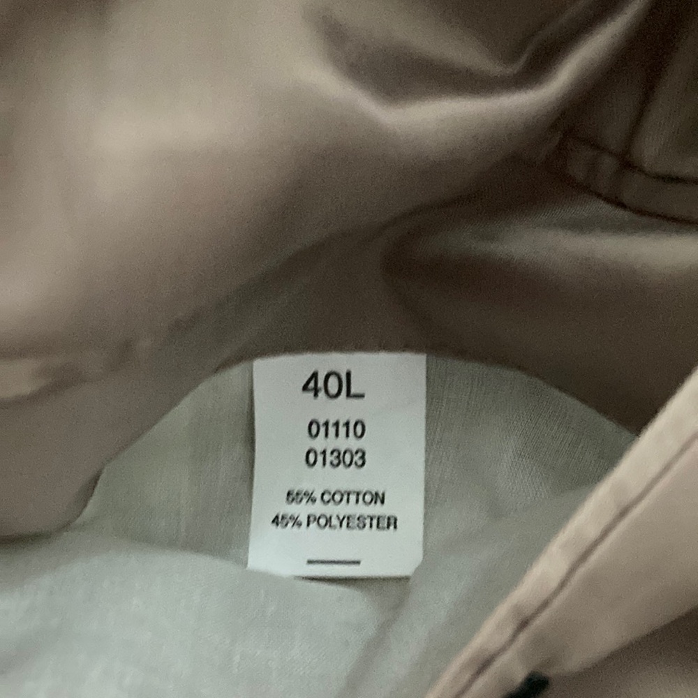 Men's Tan 2 piece Suit 40L/34 - Picture 6 of 8